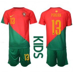 Maillot de foot le Portugal Danilo Pereira #13 Domicile enfant Monde 2022 Manches Courte (+ pantalon court)